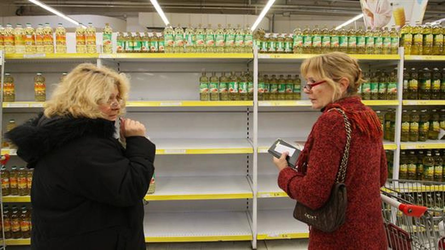 “Aconsejo a la población que no salga a comprar aceite”