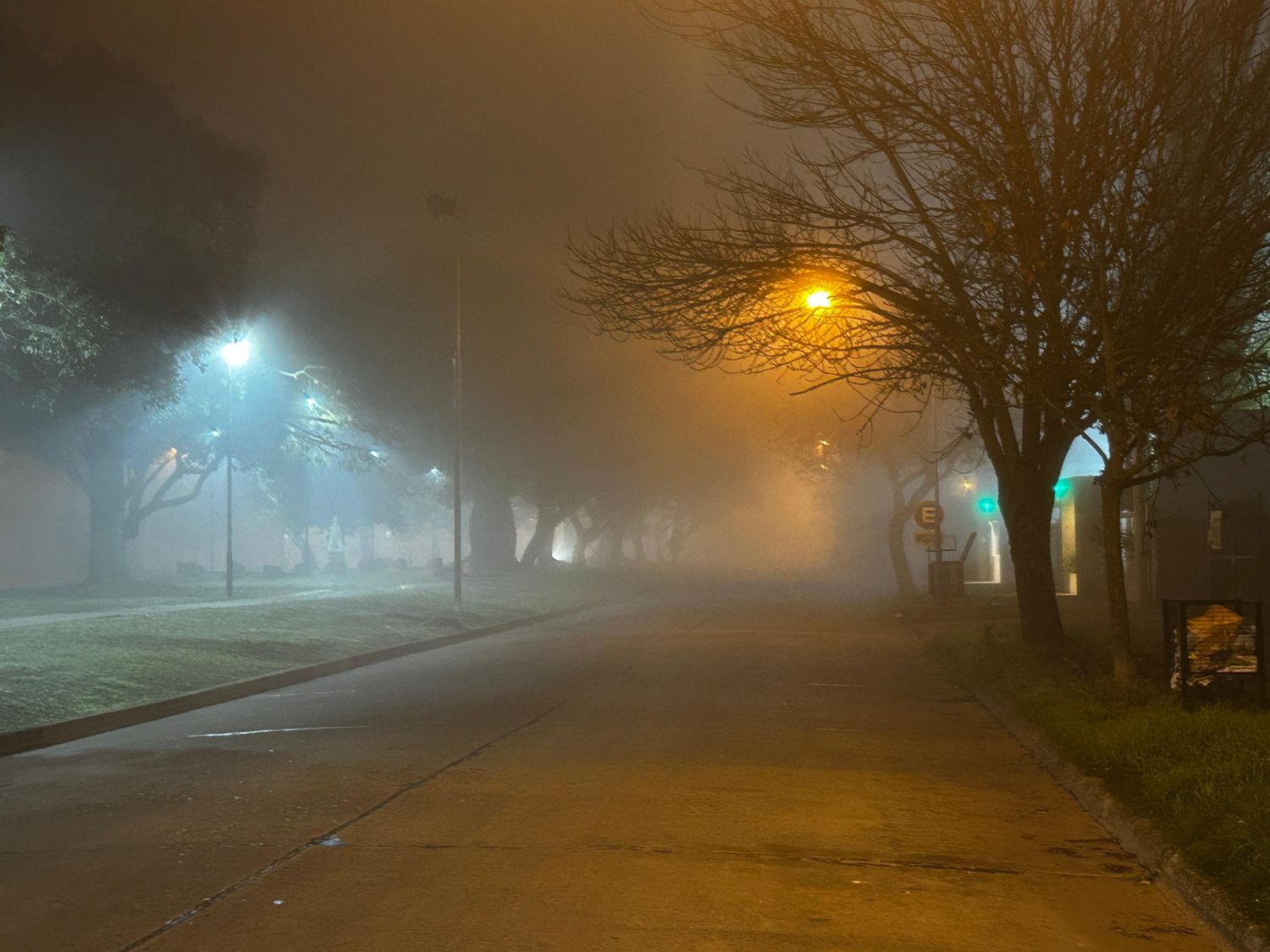 Otra vez, Rafaela amaneció cubierta de una densa neblina y mucha humedad