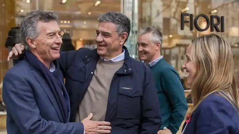 Jorge Macri, Mauricio Macri, Clara Muzzio.