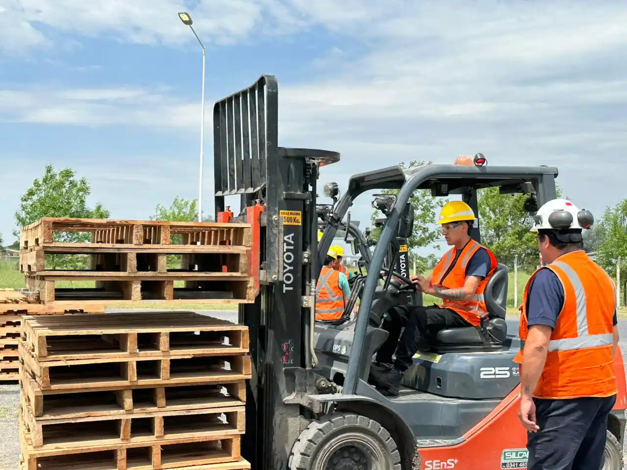 Clases prácticas que se realizaron en la anterior edición en el Parque Industrial.