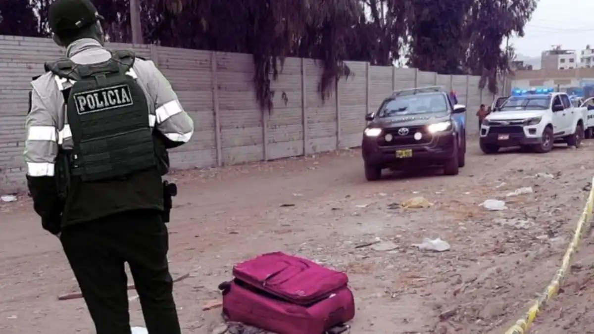 Hallaron cuerpo sin vida de venezolano en una maleta en Perú