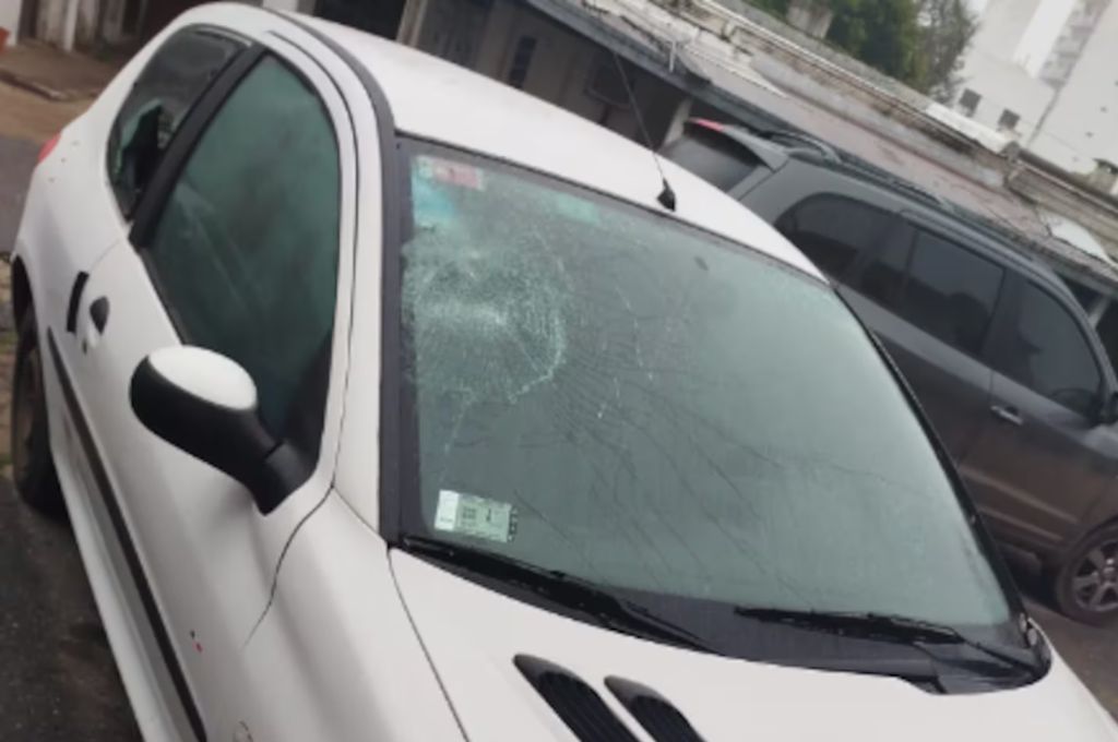 Así quedó el auto