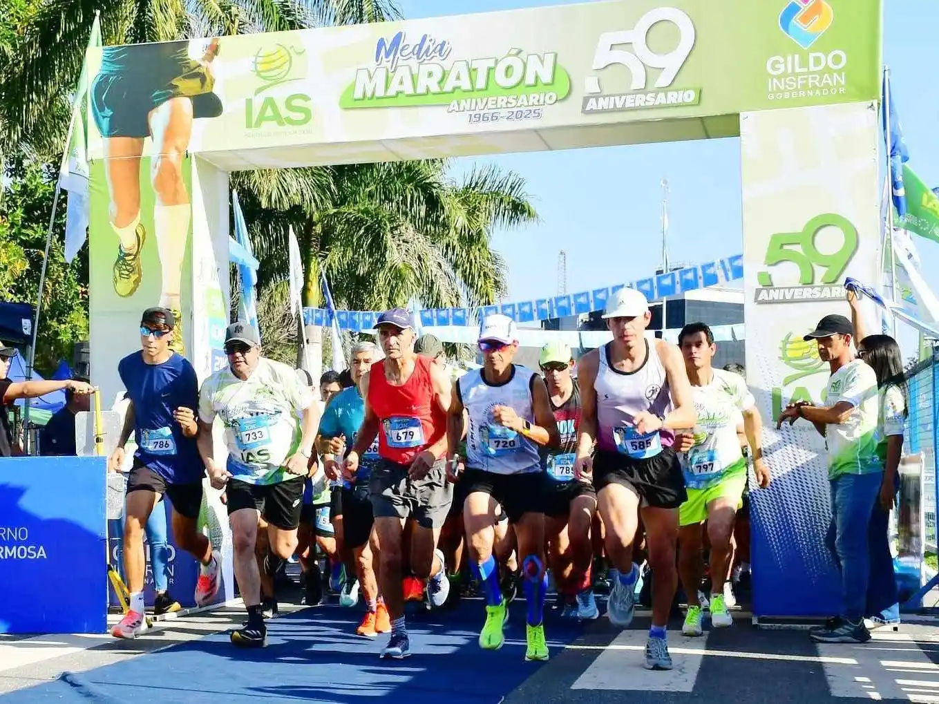 Los resultados de la Media Maratón
por el 59° Aniversario del IAS
