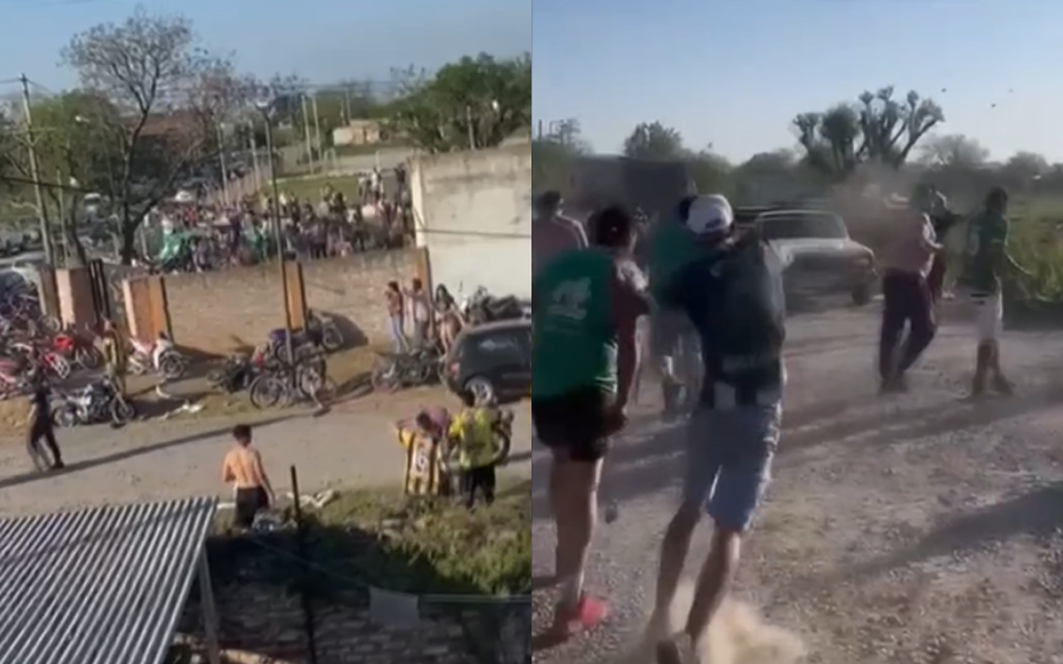 Video: Batalla campal tras un partido de fútbol de la Liga de Chivilcoy