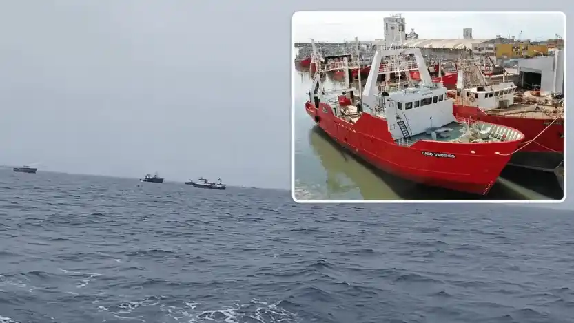 Tragedia en altamar: hallaron sin vida al marinero que cayó desde el buque "Cabo Vírgenes"