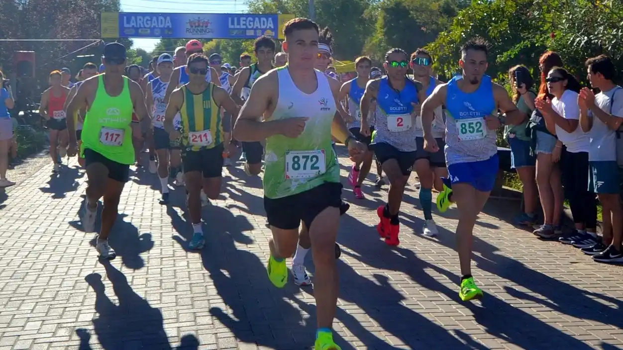 Gran convocatoria en Gualeguay para una nueva fecha del campeonato de running