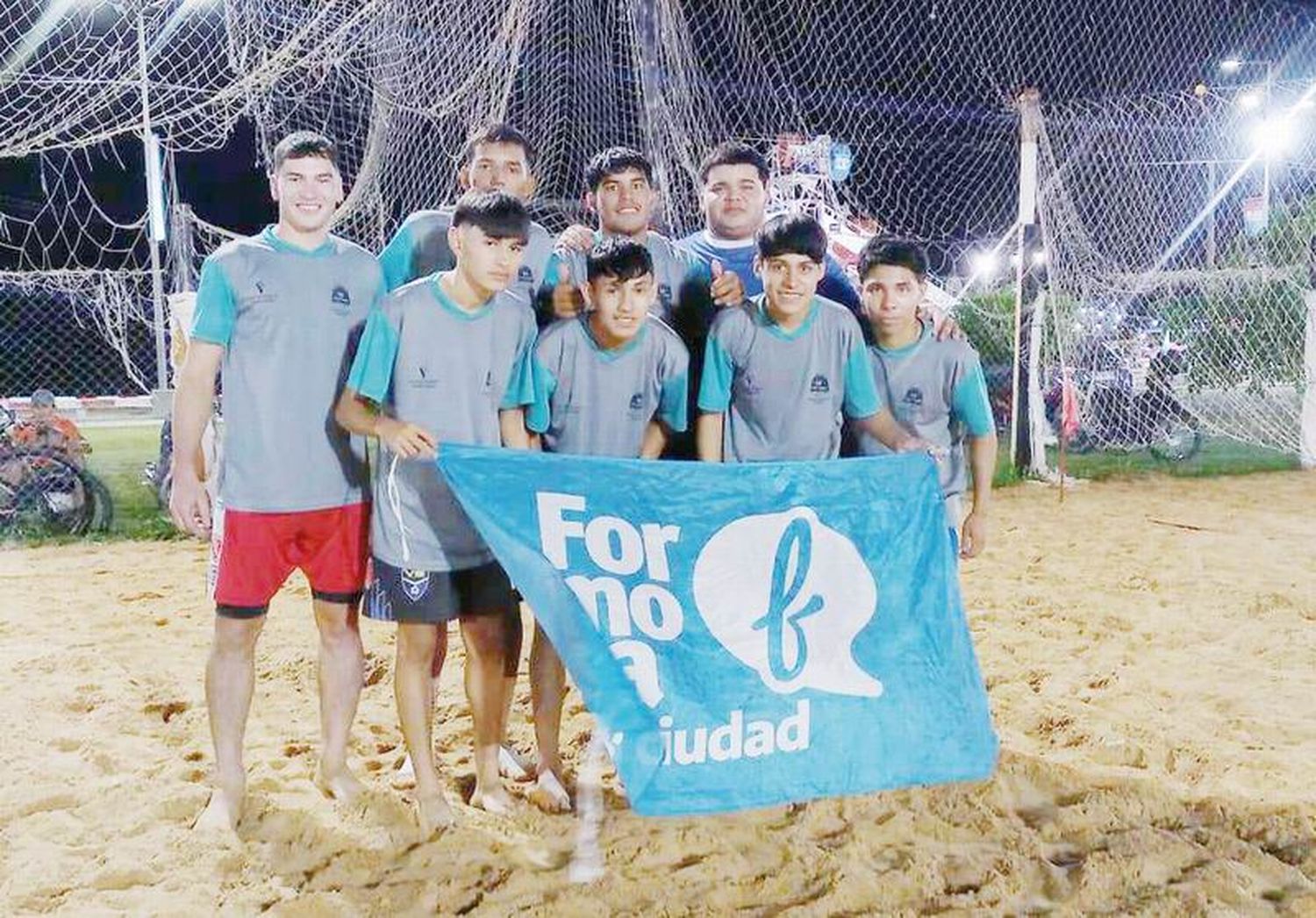 Se realizó el lanzamiento del
torneo juvenil de fútbol playa