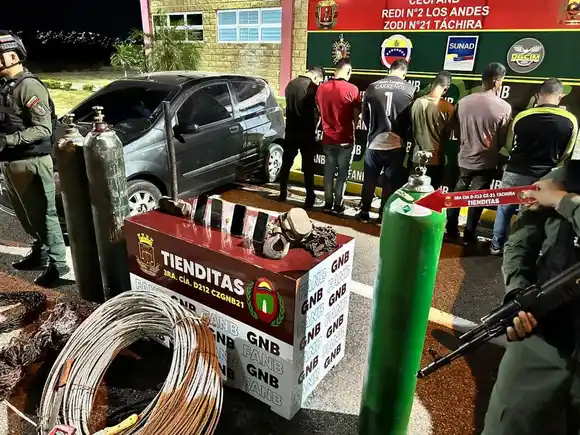 Caen 6 presuntos saboteadores del sistema eléctrico en Táchira (+ Fotos)