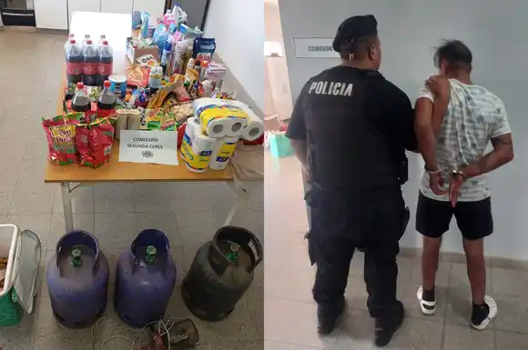 Nervioso y agresivo: insultó a la policía al verse descubierto tras robar en un kiosco