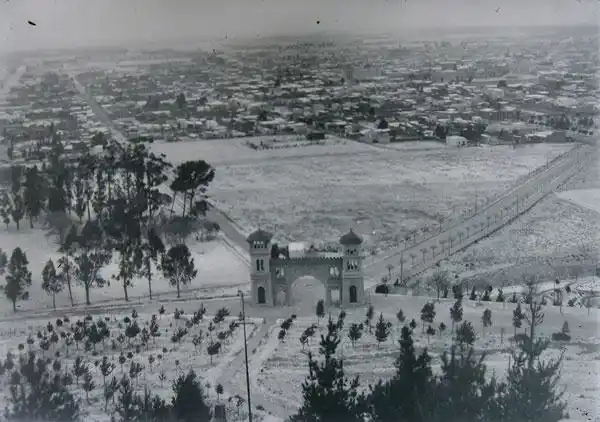 Tandil a vuelo de pájaro en 1882