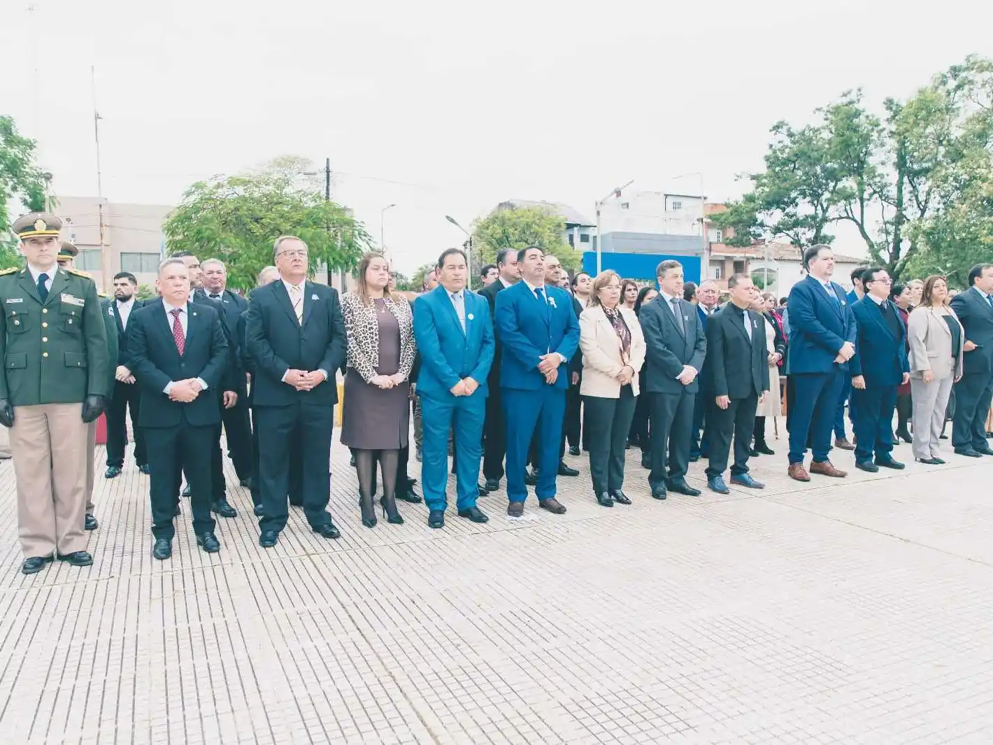 Clorinda: el intendente Ariel Caniza 
encabezó el acto por el 25 de Mayo