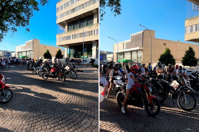 leonel sosa caravana manifestación rafaela - 1