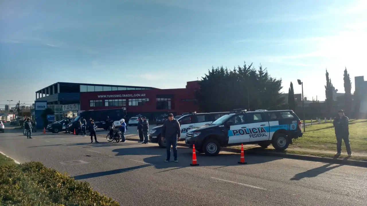 La Policía Federal realizó un operativo en la ciudad