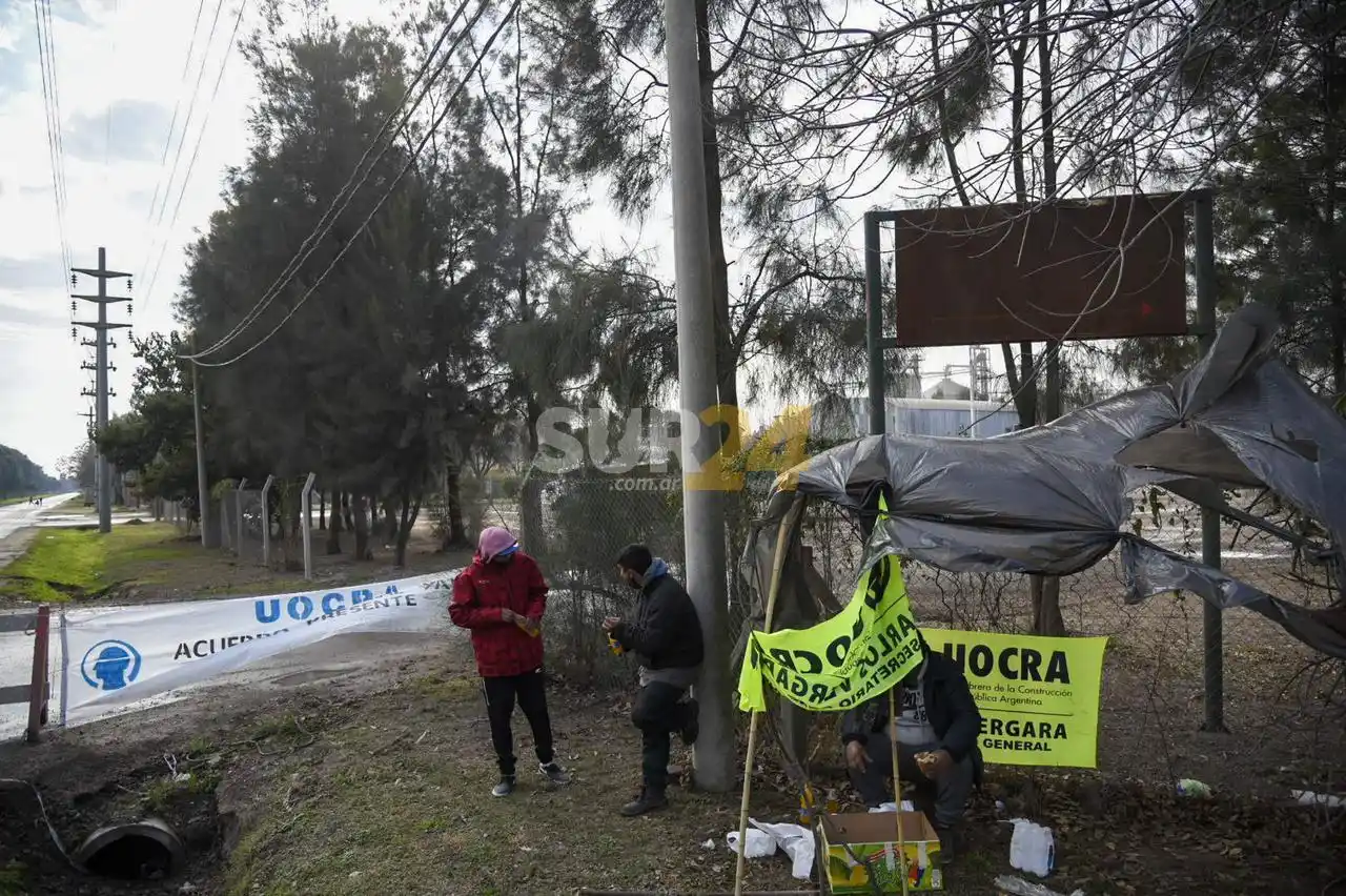 Paro de UOCRA en las plantas aceiteras del Gran Rosario
