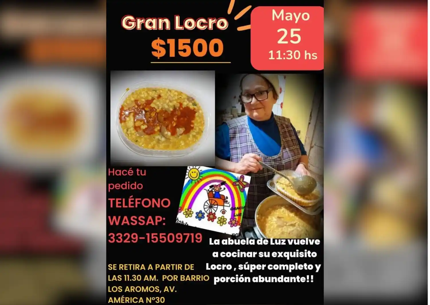Gran locro para este 25 de mayo