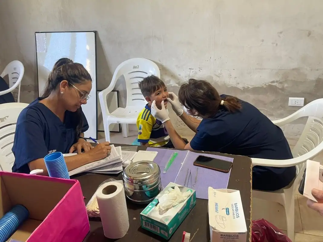 Realizaron una jornada de salud integral en el SUM Los Espinillos