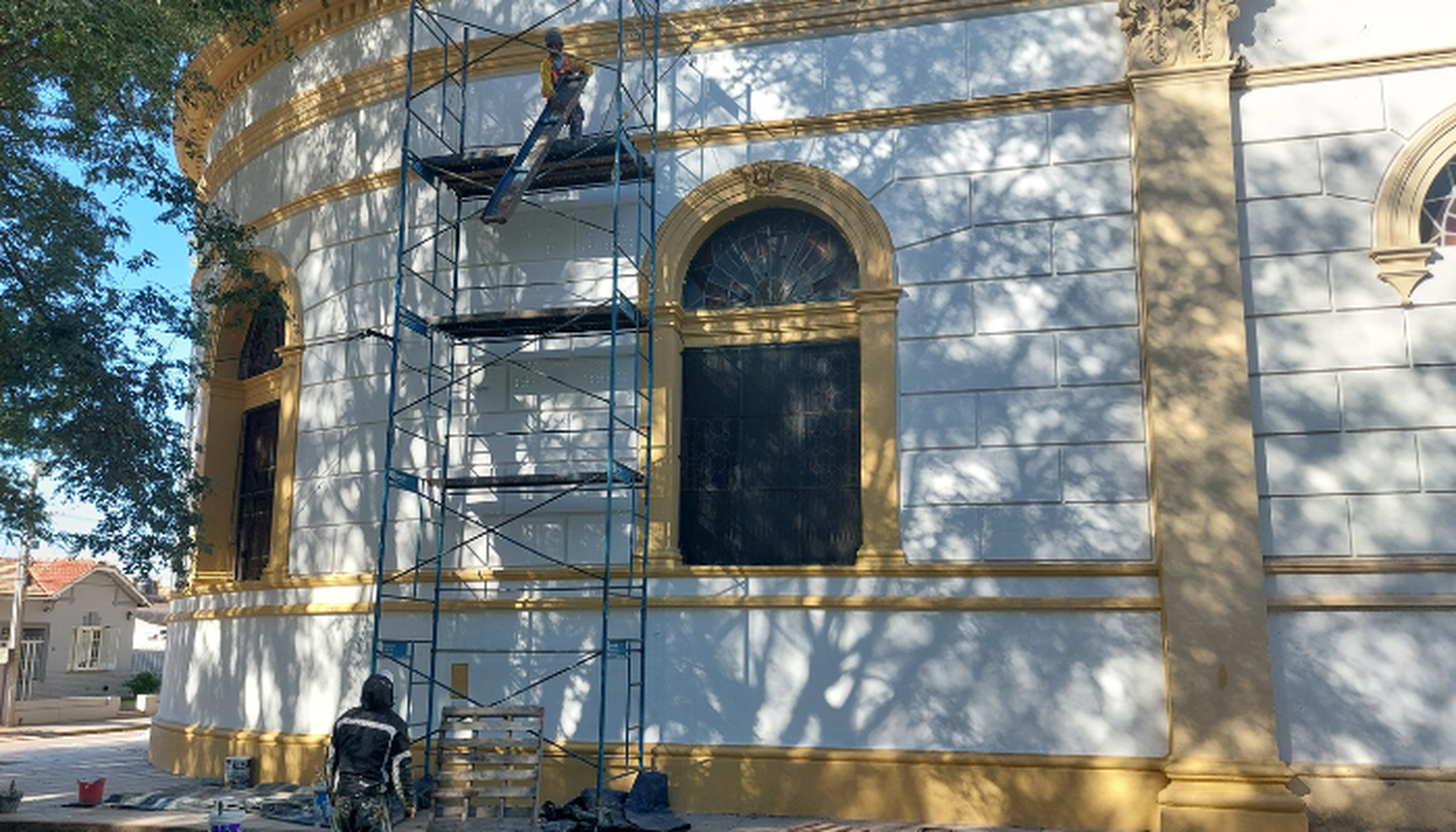 Cuenta regresiva para la proclamación de Basílica: comenzó la segunda etapa de refacciones en la iglesia Socorro