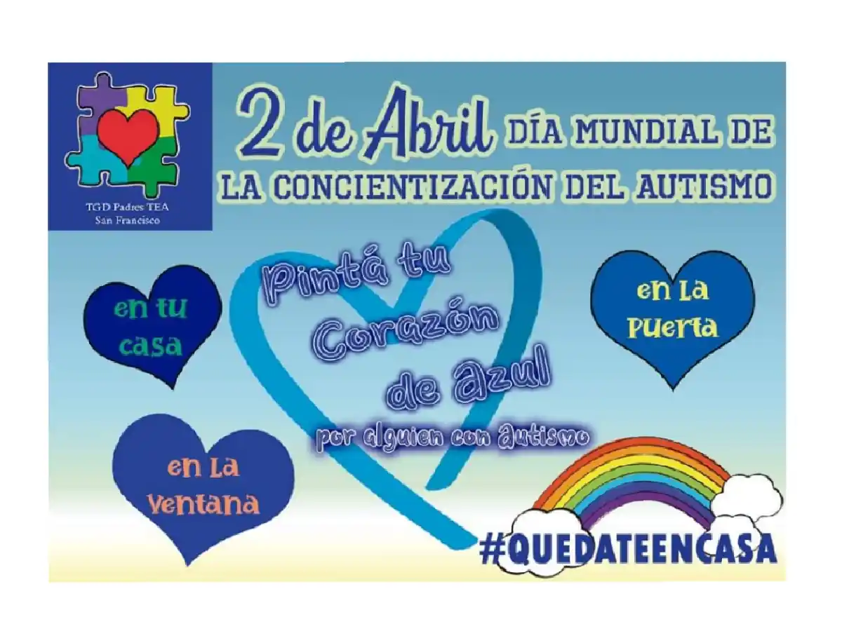 #QuedateEnCasa: colgá en tu ventana un símbolo azul para concientizar sobre el autismo