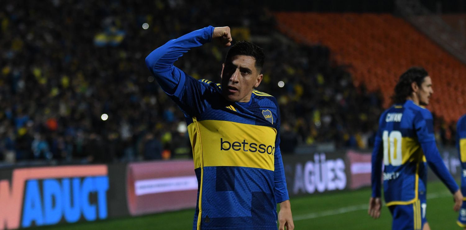 Merentiel fue la figura de Boca con un gol y una asistencia.