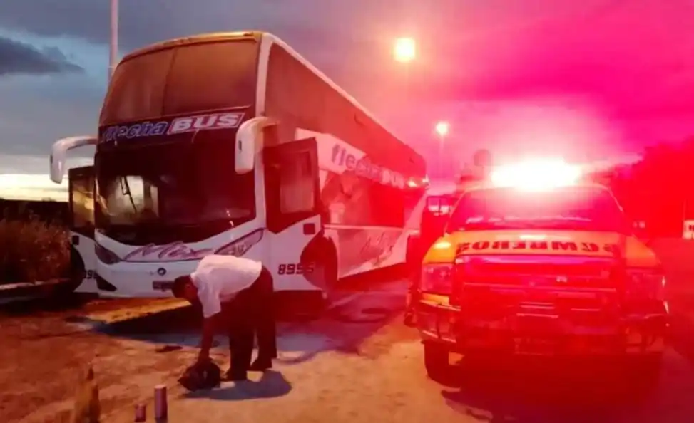 El micro de larga distancia había salido de Retiro con destino a Clorinda, Formosa.
