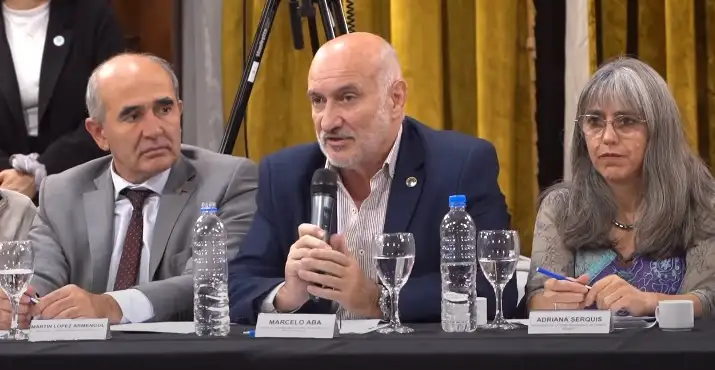 El rector de la Unicen, Marcelo Aba, advirtió que el hecho de estar funcionando "no quiere decir ni por aproximación que estemos bien”.