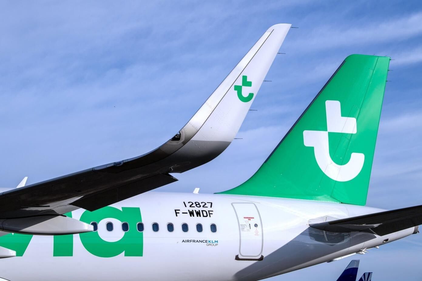 Un vistazo al primer A320neo con el nuevo livery de Transavia