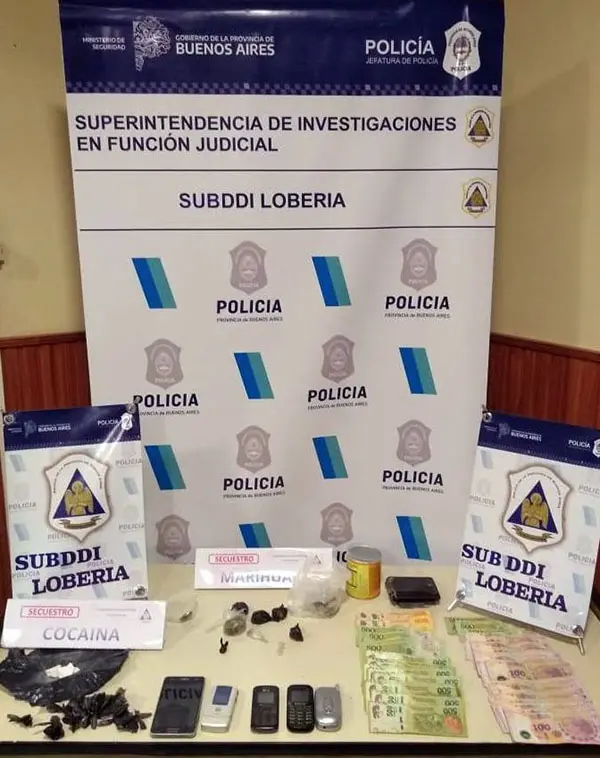 Hallan cocaína y marihuana