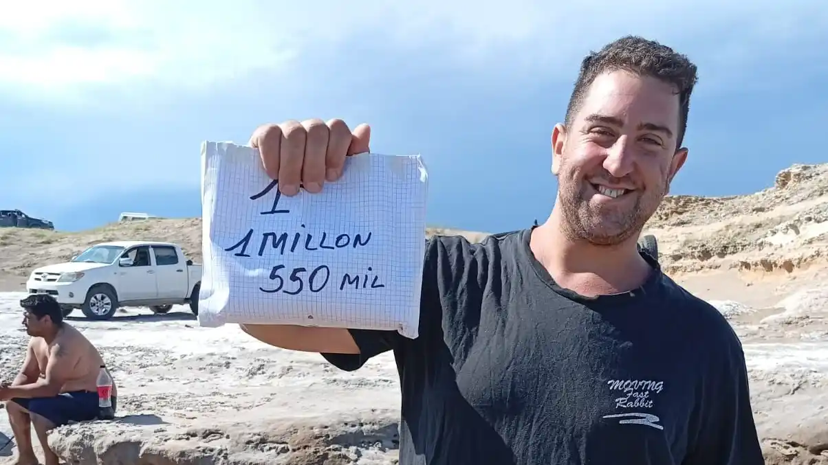 Ganador. Gonzalo Álvarez, se llevó un premio de $1550000