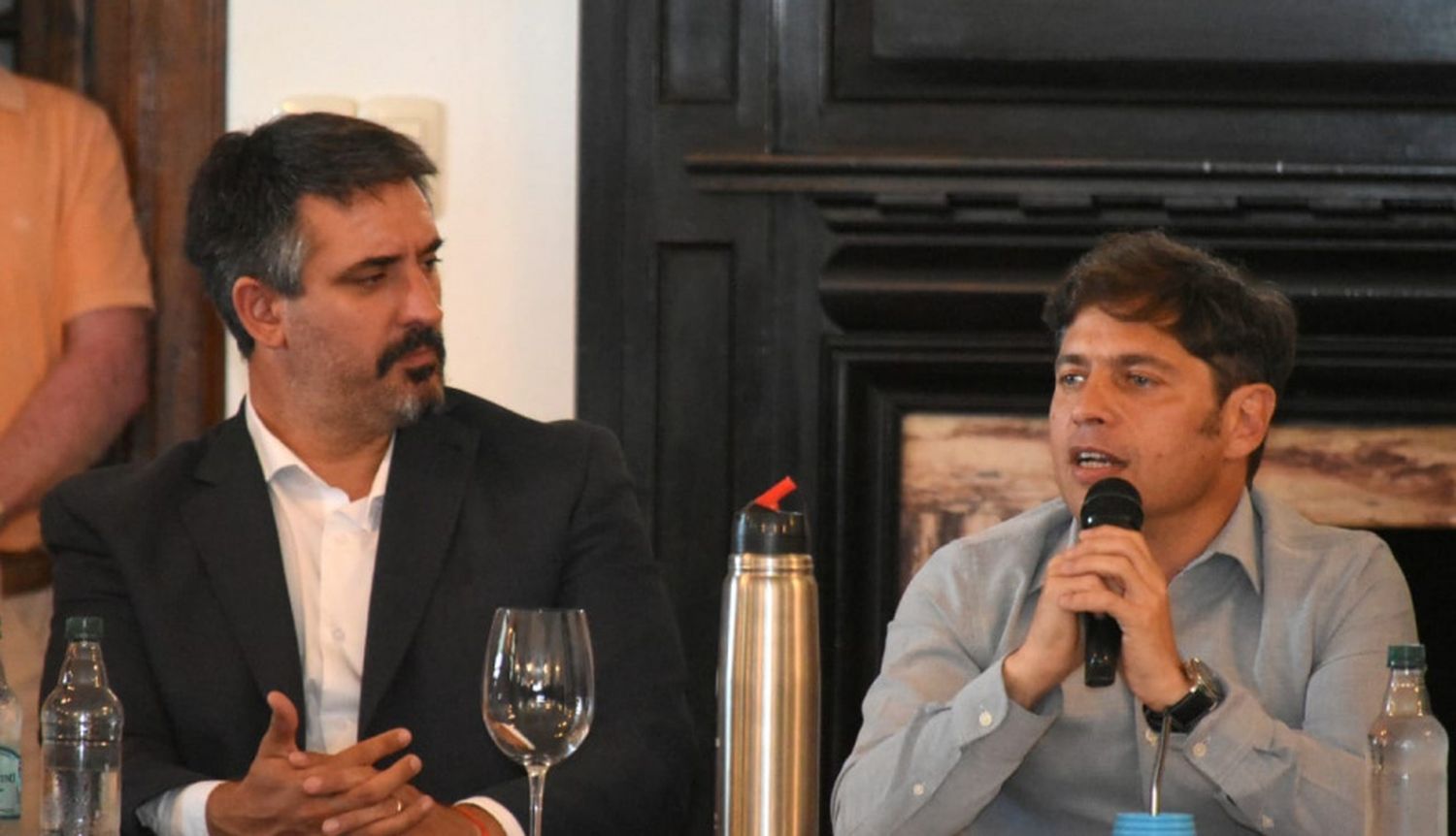 Kicillof cumple agenda en la Quinta Sección