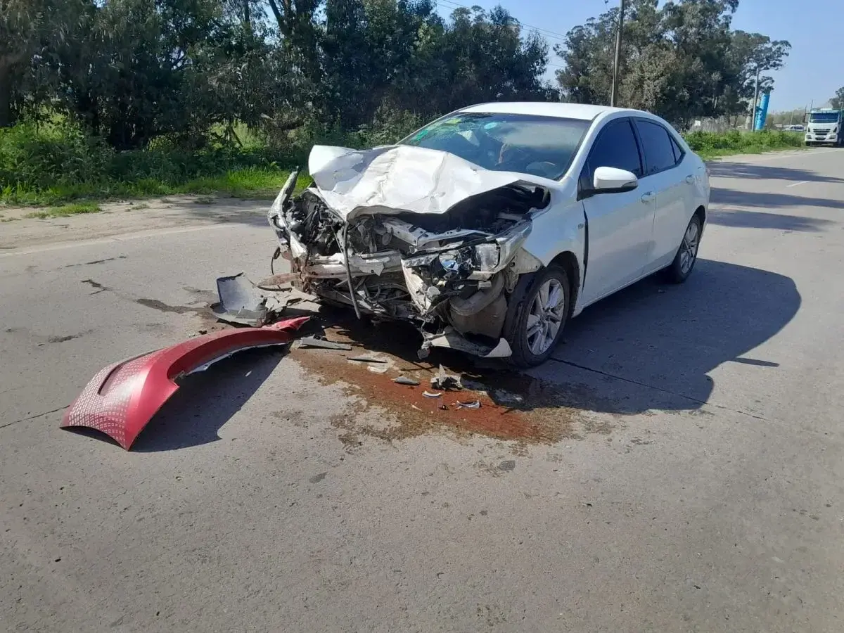 Nuevo choque en la Ruta 88: tres personas fueron trasladadas al Hospital