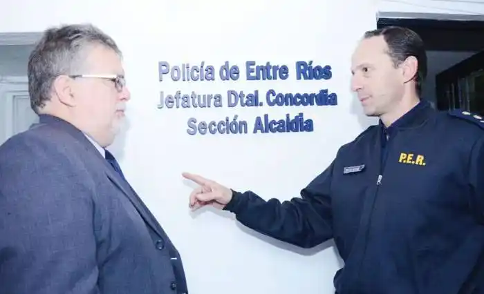 Francolini y Beguerie recorrieron las obras de ampliación y la nueva planta de verificación automotriz