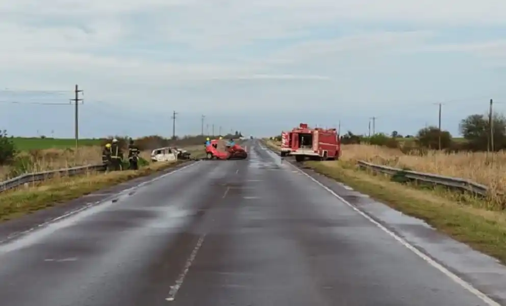 Tragedia en la ruta 16: un conductor murió en un choque frontal cerca de Larroque