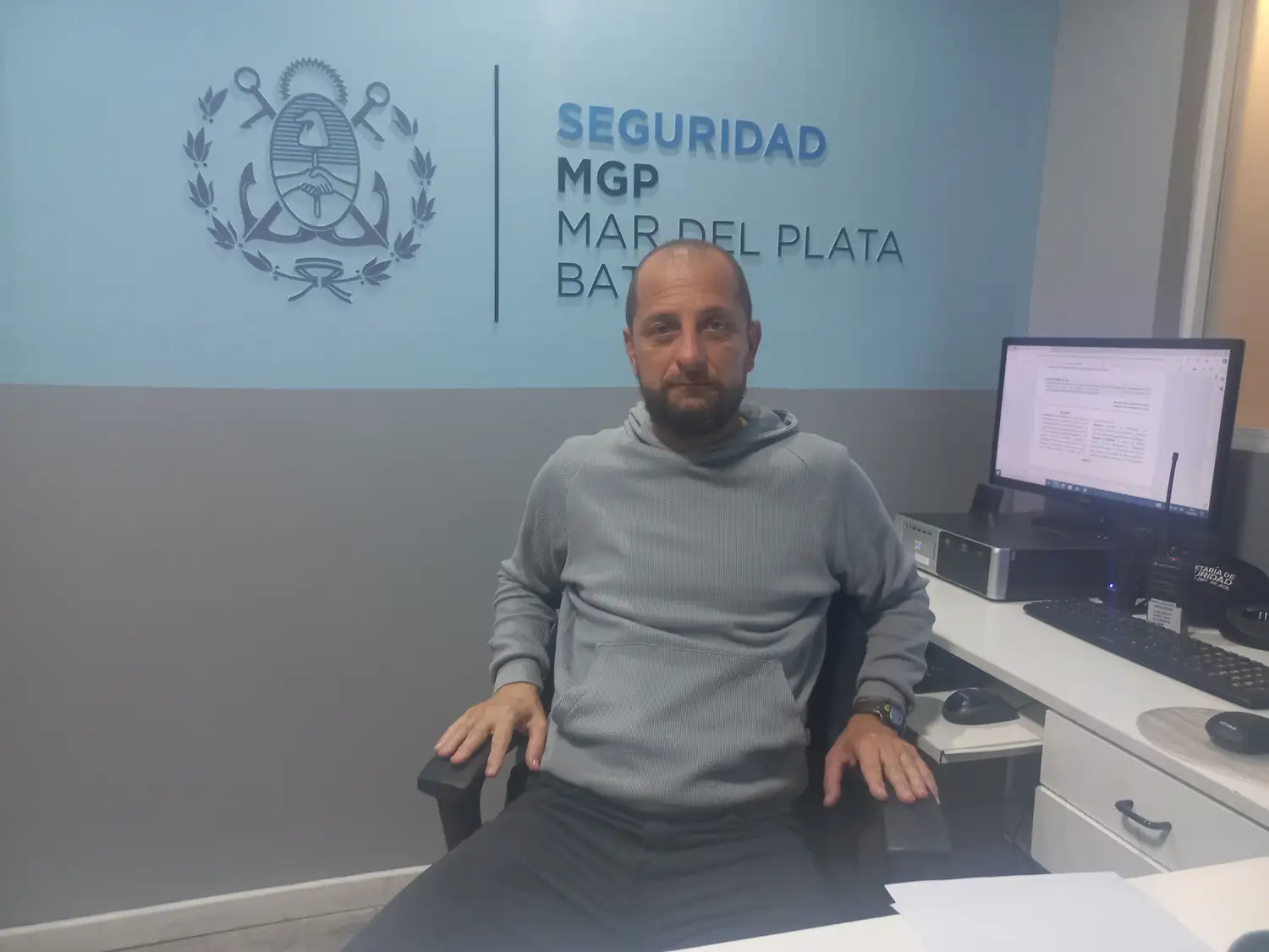Secretario de Seguridad, Rodrigo Gonçalves.