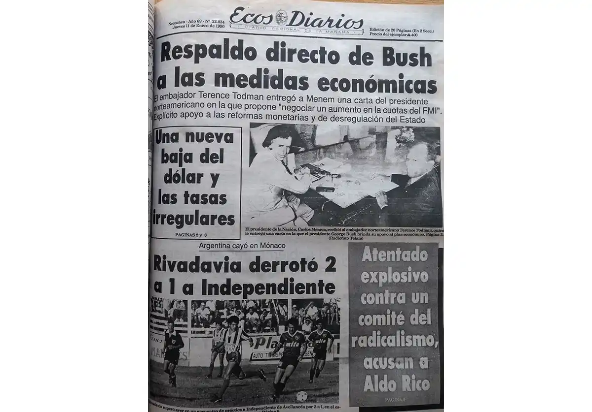Jueves 11 de enero de 1990