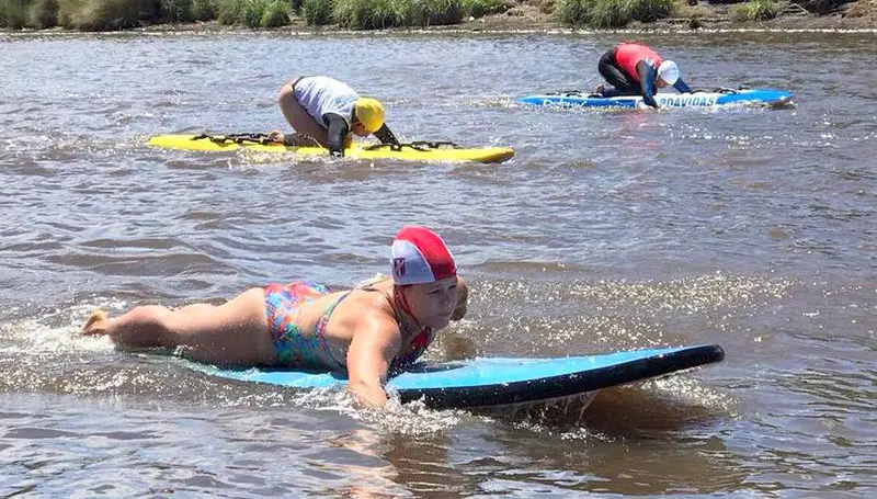 El circuito de salvamento deportivo volvió a nuestra costa
