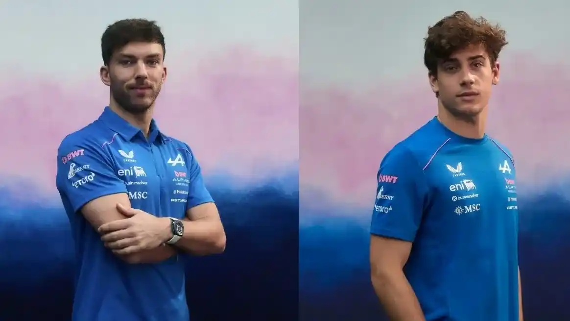 Colapinto presentó la indumentaria 2026 de Alpine y un detalle encendió preguntas