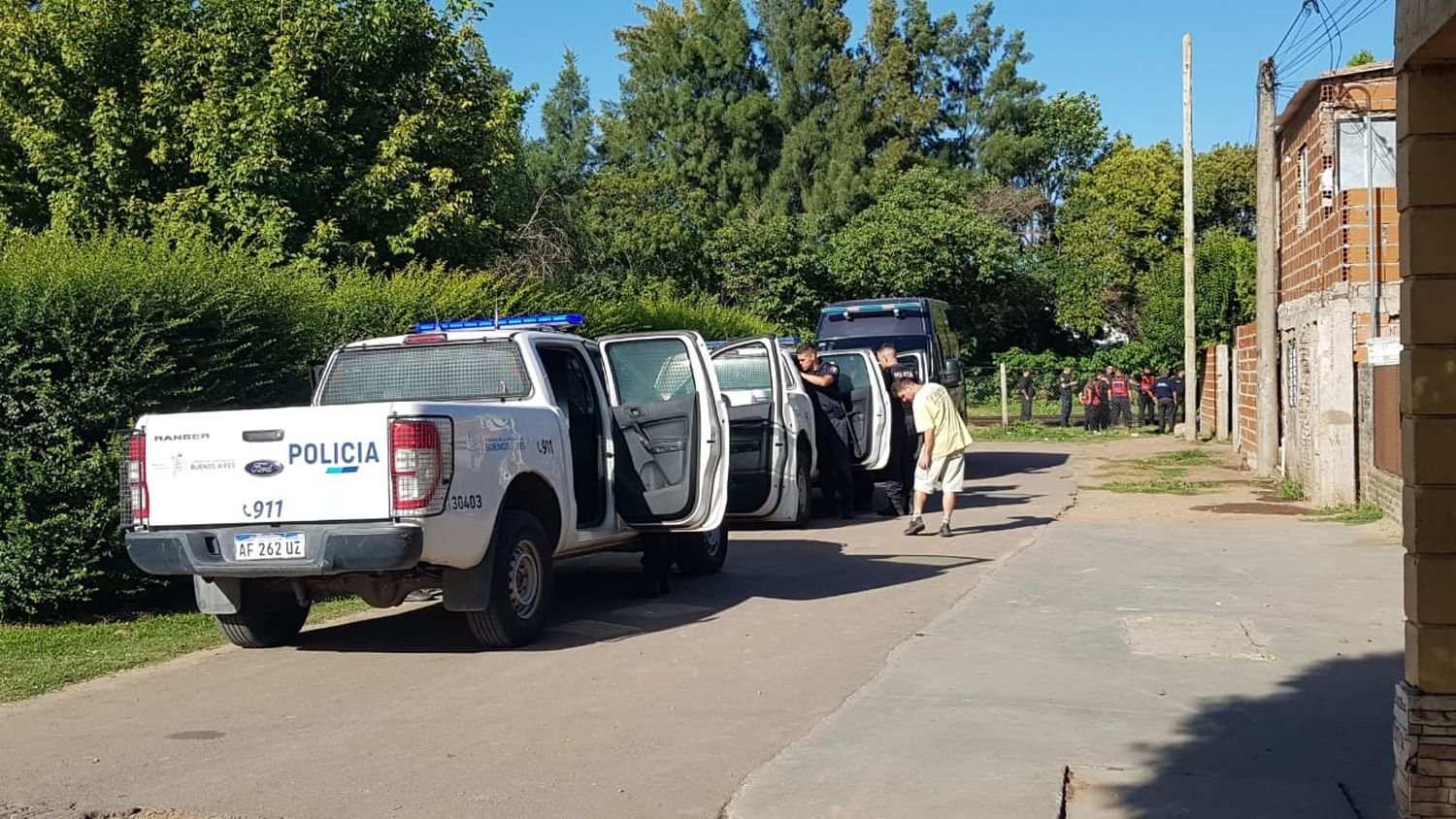 Hubo rastrillaje con perros de la Federal en la zona donde hallaron el cuerpo.