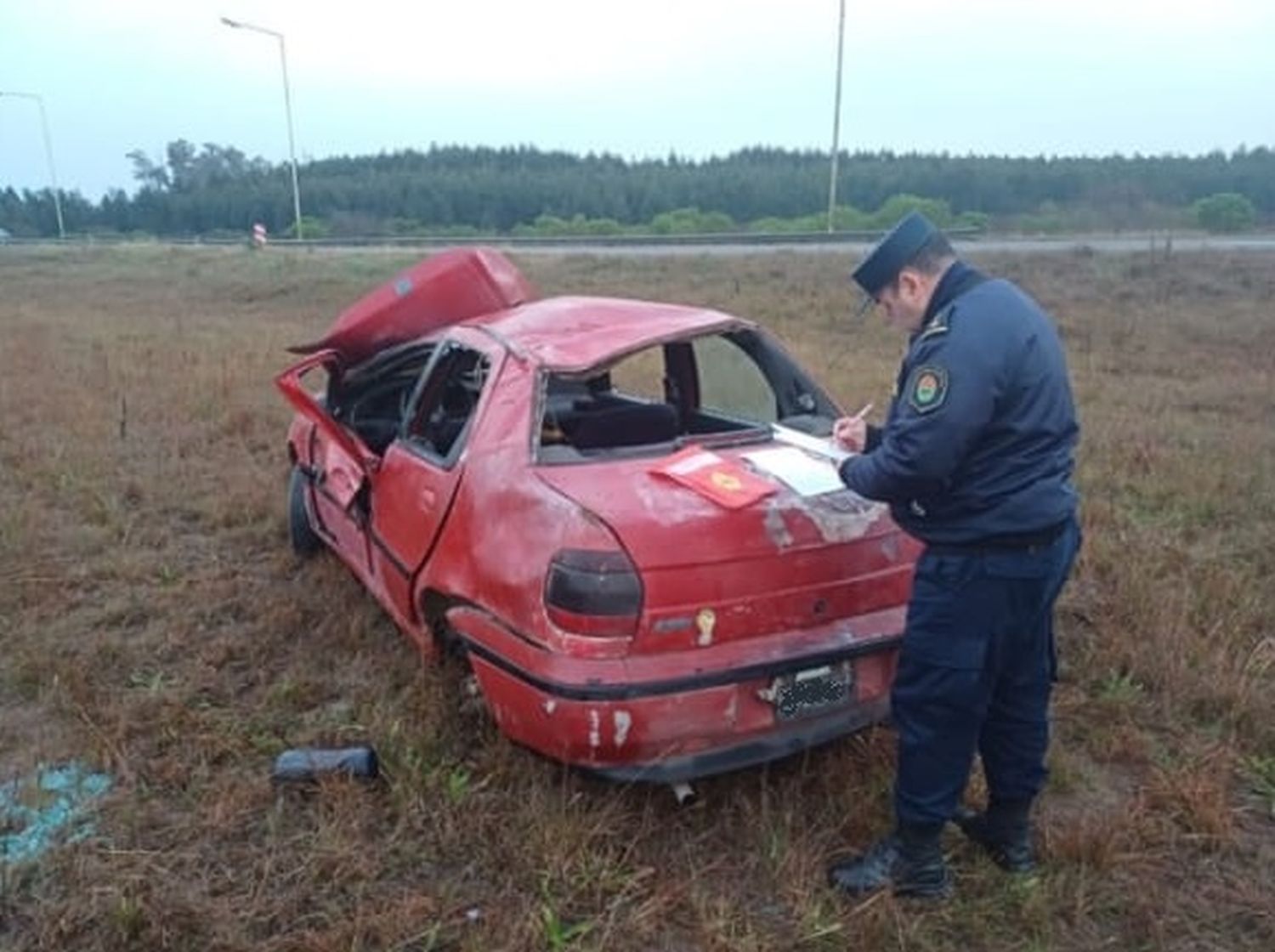 Accidente fatal en la Ruta Nacional N° 14: un fallecido y dos heridos leves