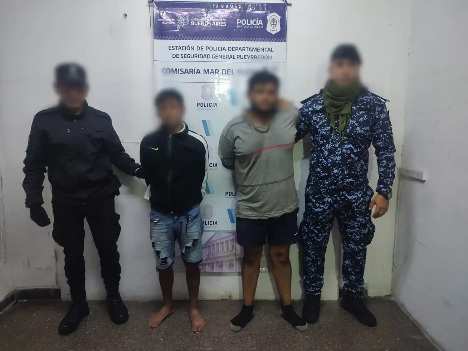 El fiscal Layus dispuso se los notifique de la formación de causa y se los traslade al Palacio de Tribunales.