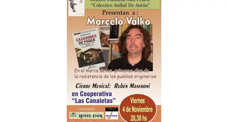 Libro, charla y música