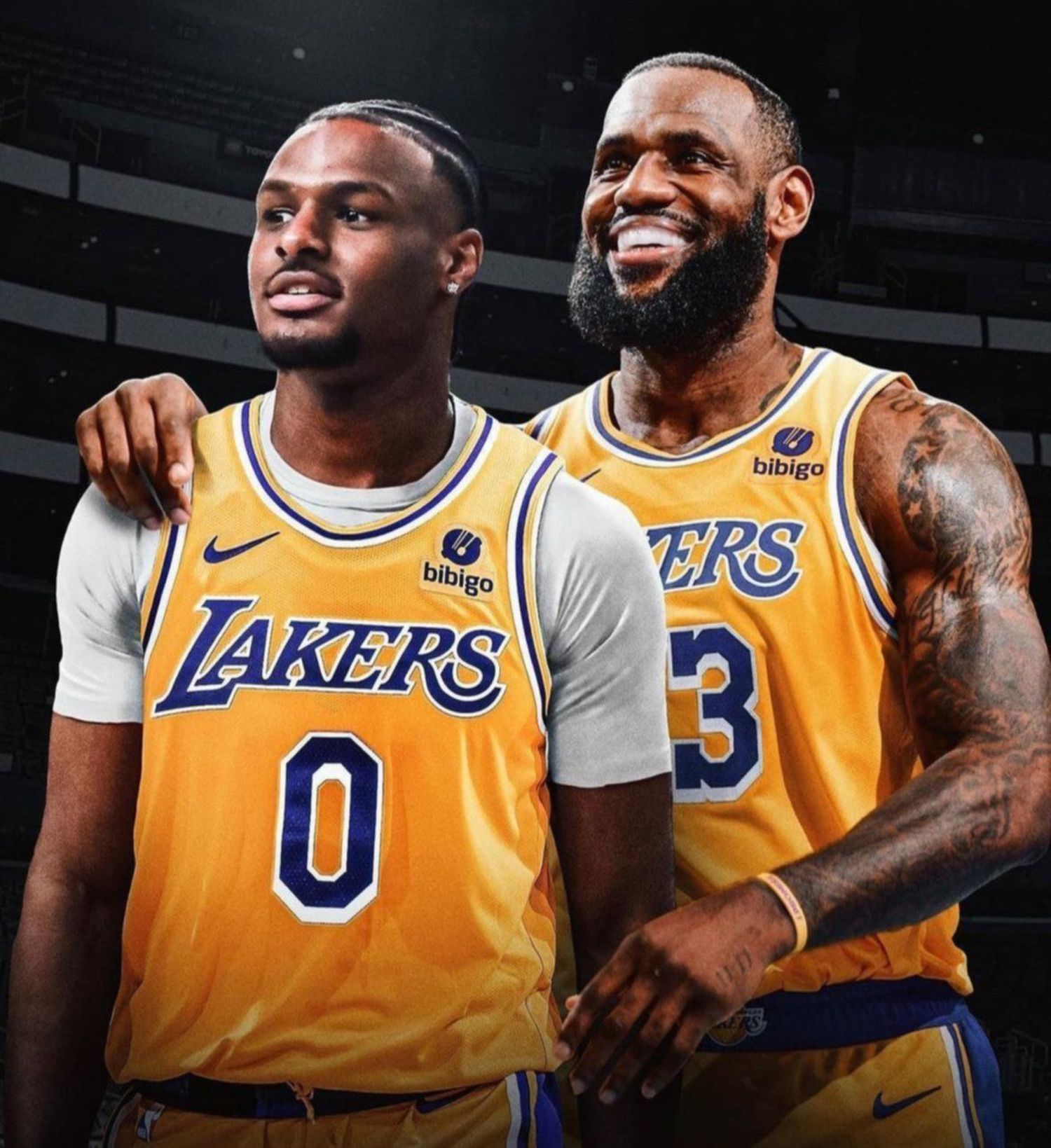 ¡Histórico! LeBron James y su hijo jugarán juntos en los Lakers