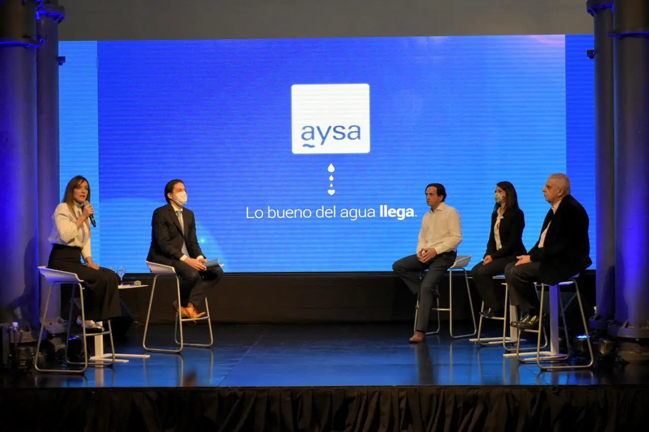 Galmarini y Trotta presentaron el sitio web educativo "Lo bueno del Agua"