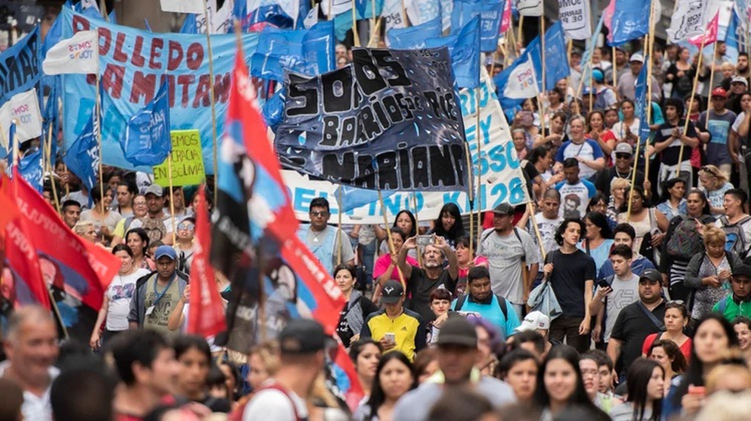 Movimientos sociales y partidos de izquierda se movilizaron en Capital