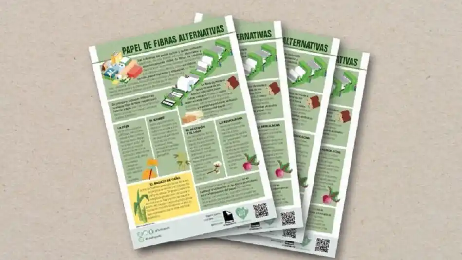 papel de fibra alternativa