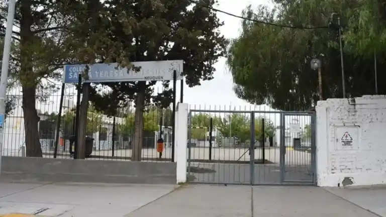 Todo ocurrió en el Colegio Secundario Santa Teresa de Jesús de Neuquén.
