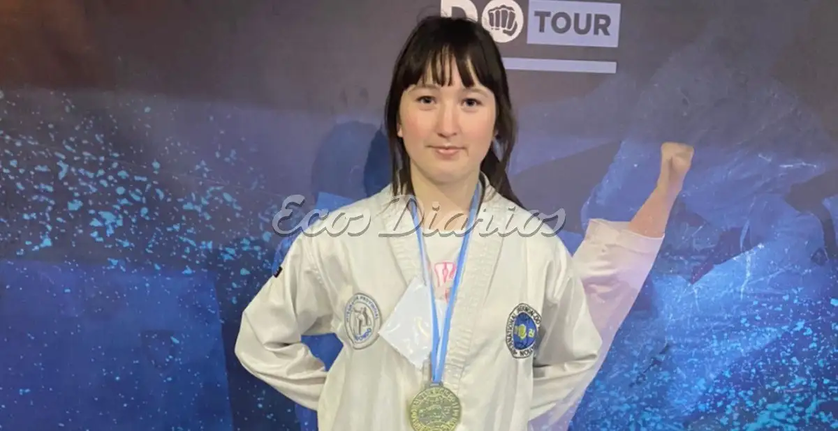Morena Bazán, formará parte de la Selección Argentina de Taekwondo ITF