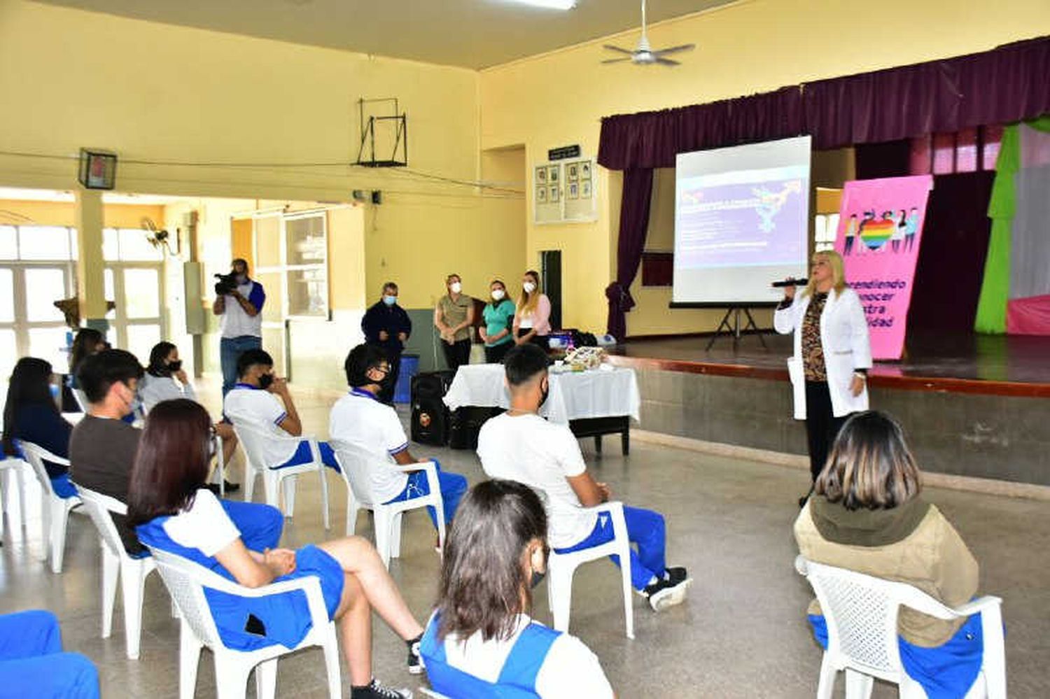 Charla sobre la sexualidad en la EPES 35