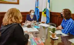 Berisso se reunió con dirigentes de AGMER