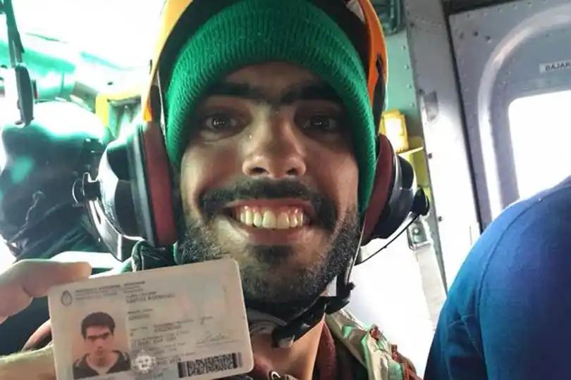 Apareció con vida el joven perdido en el cerro Tronador