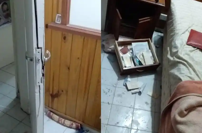 Brutal entradera: forzaron la puerta, redujeron a toda una familia y escaparon por los techos